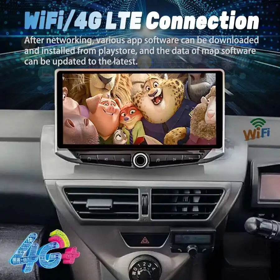 Android 15 Auto Stereo Screen For Toyota Scion IQ 2008-2016 Car Radio Carplay Multimedia G