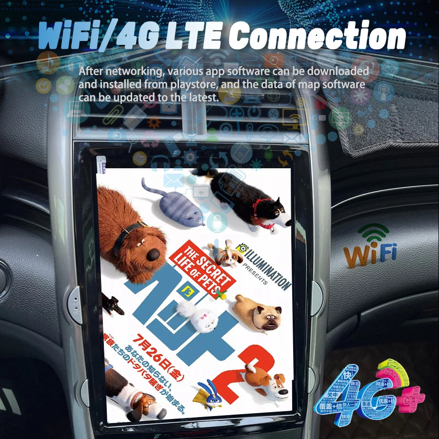 12.1" For Chevrolet Malibu LTZ 2015 Car Radio Android 13 Screen Multimedia Video Player GP | AUTOKITSHOP