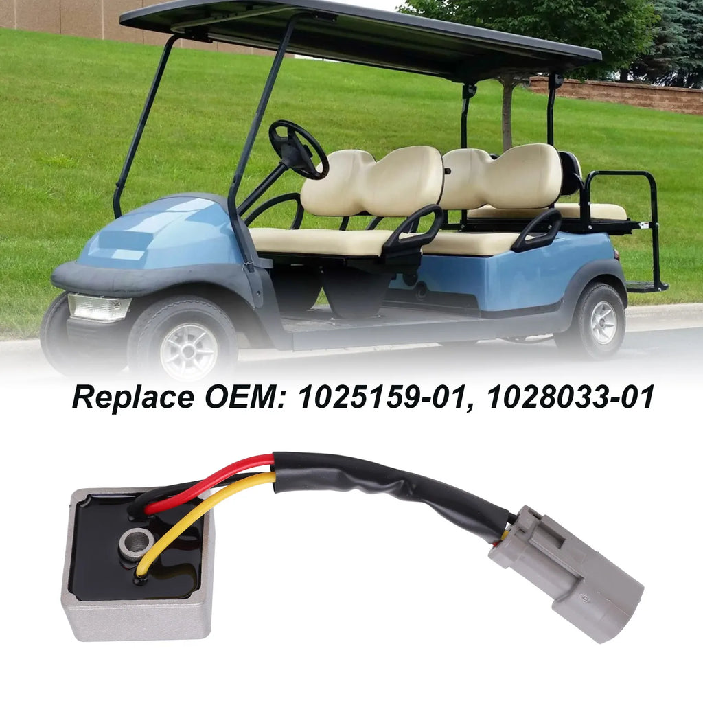 Club Car Voltage Regulator Rectifier 1025159‑01 Replacement for Precedent 4 Cycle 12V Gas 2004‑u - Automotive LED Light
