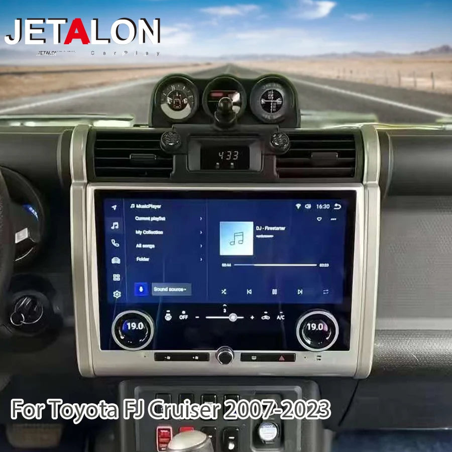 13.3inch Car Multimedia Player Navigation For Toyota FJ Cruiser 2007-2023 Stereo Auto Radi