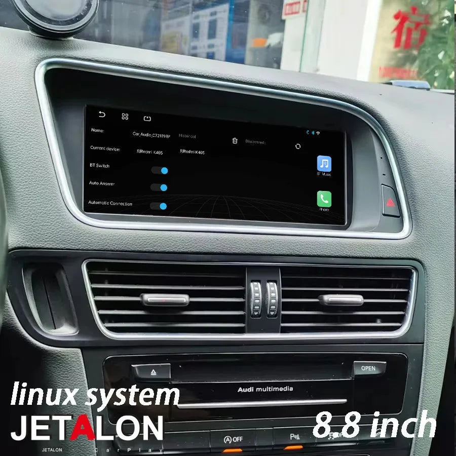 8.8 Inch Linux Car Stereo Head Unit Low Configuration Carplay GPS Car Multimedia Video Pla