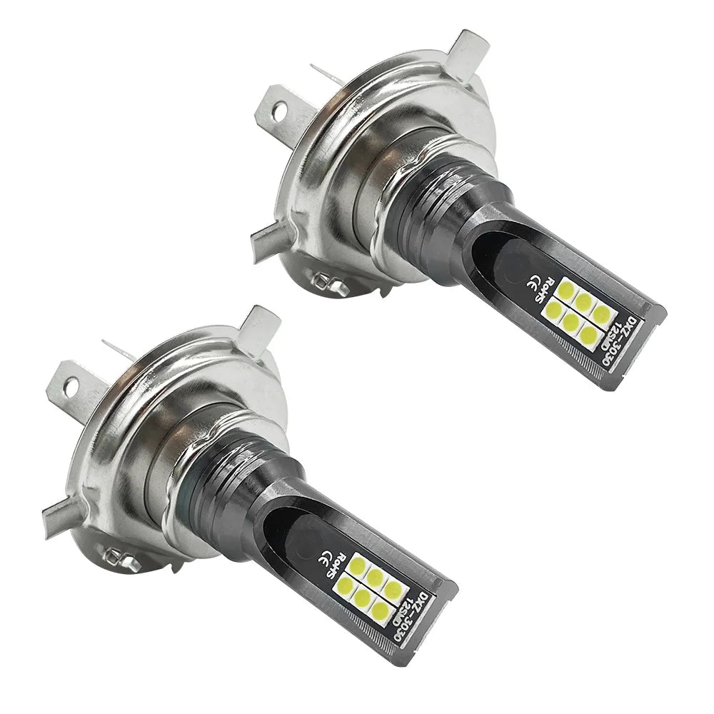 2Pcs LED H4 H7 H11 Car Headlight  H8 H9 H10 H1 H3 Car Fog Light Bulbs 9005 9006 Auto Driving Running Lamps 12000LM 80W 12V 24V