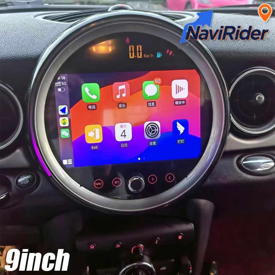 9" Android Autoradio For BMW Mini One R56 R57 R58 R60 Cooper S 2007-2017 Stereo Wireless C