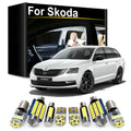 LED Interior Light Kit for Skoda Octavia Fabia Superb Rapid Karoq Yeti Citigo Kamiq Roomster MK1 MK2 MK3 Accessories ...