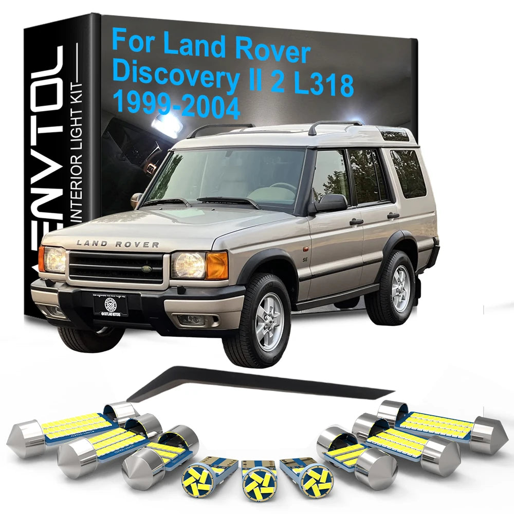 7-Piece LED Interior Light Kit for Land Rover L318 - Canbus Error-Free Interior Bulbs