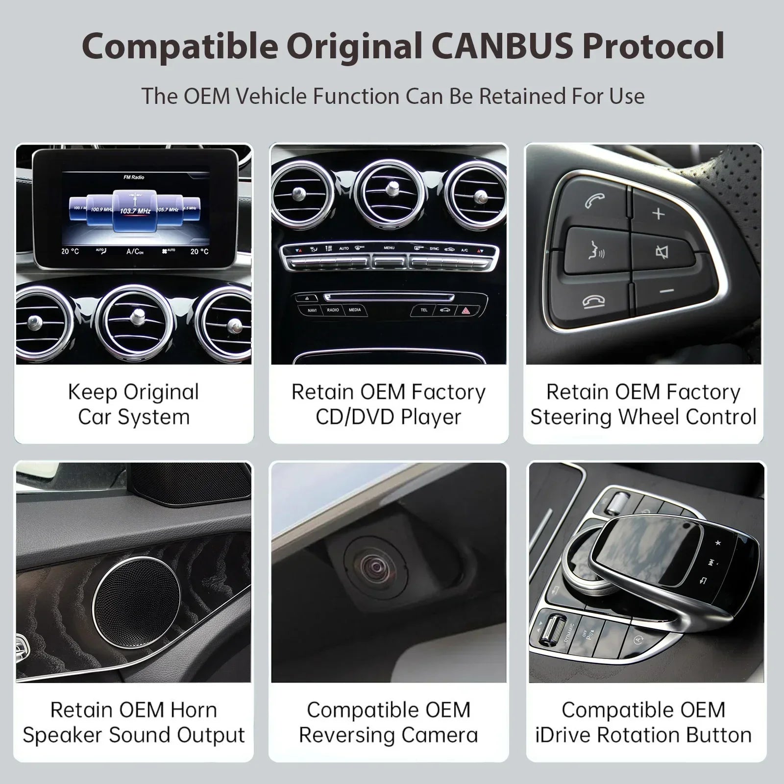 Wireless Carplay/Android Auto 12.3'' Touch screen Multimedia Radio Receiver for Mercedes B | AUTOKITSHOP
