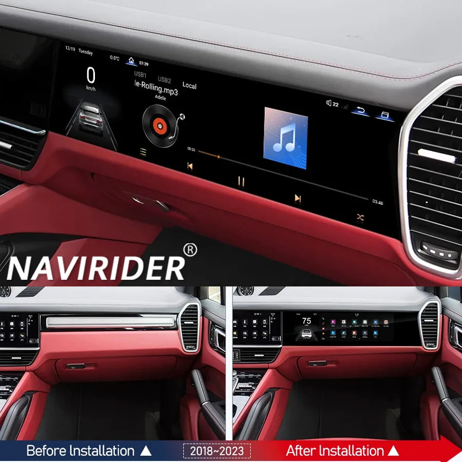 S Upgrade For Porsche Cayenne 2018-2024 Car Copilot Android Screen Auto Carplay GPS Naviga | AUTOKITSHOP