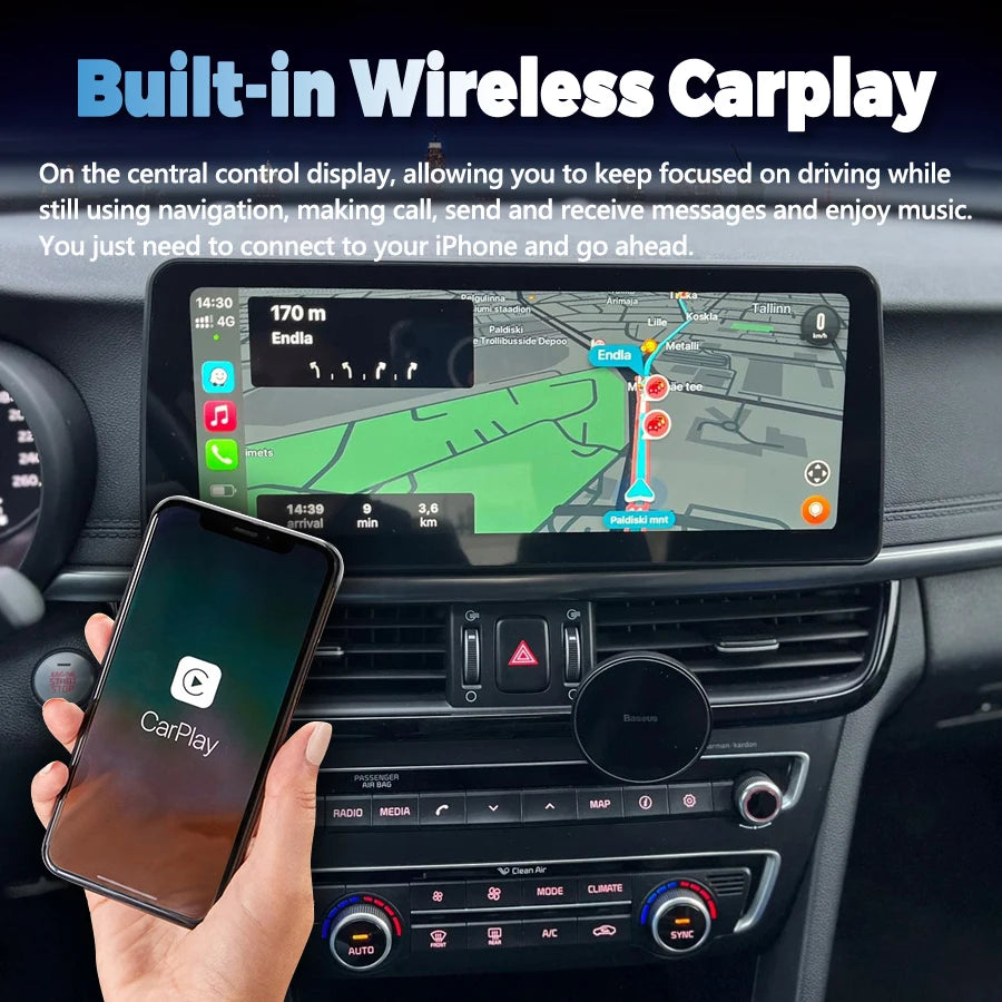12.3" For KIA optima 2020 2017 2016 Android 14 Car Multimedia Player GPS Navigation Radio