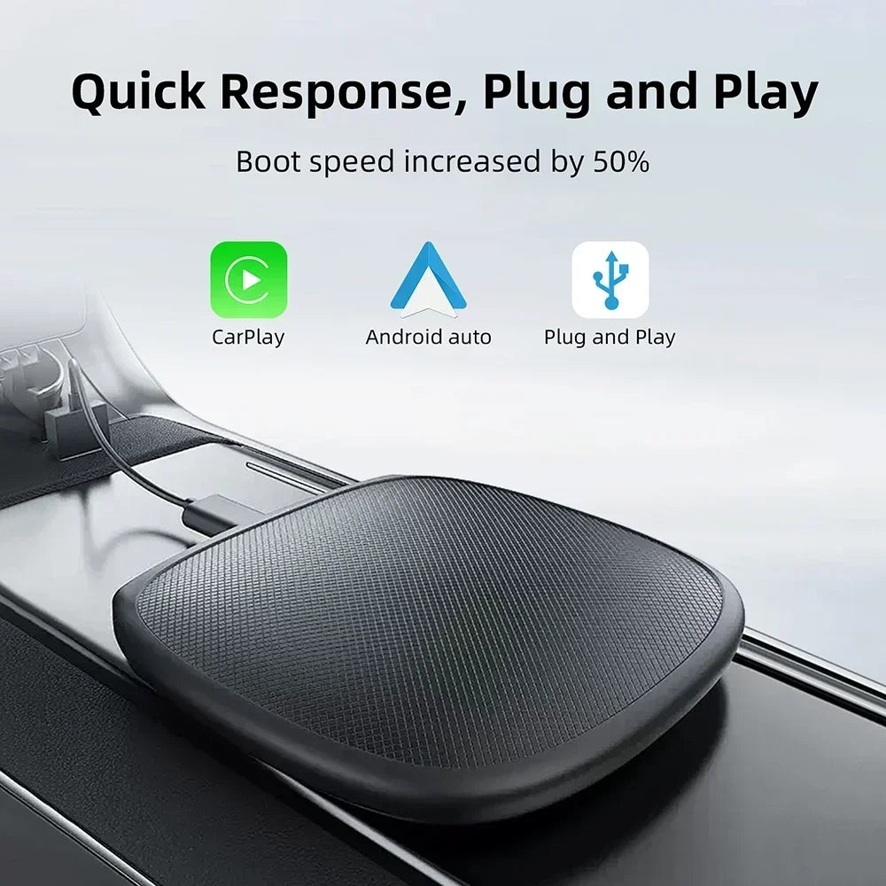 Android 13 Ai Box QCM 6115 Wireless Carplay And Android Auto CarPlay WiFi 4g LTE GPS Built