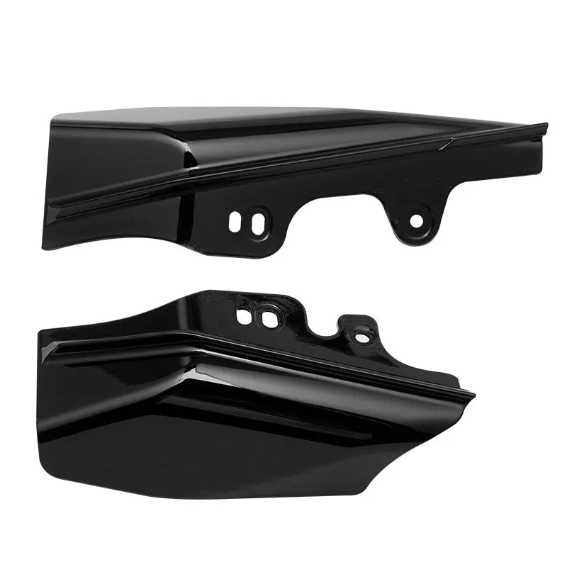 Motorcycle Black Mid-Frame Air Deflector For Harley Touring Street Electra Glide Road King FLHR  - Automotive LED Light