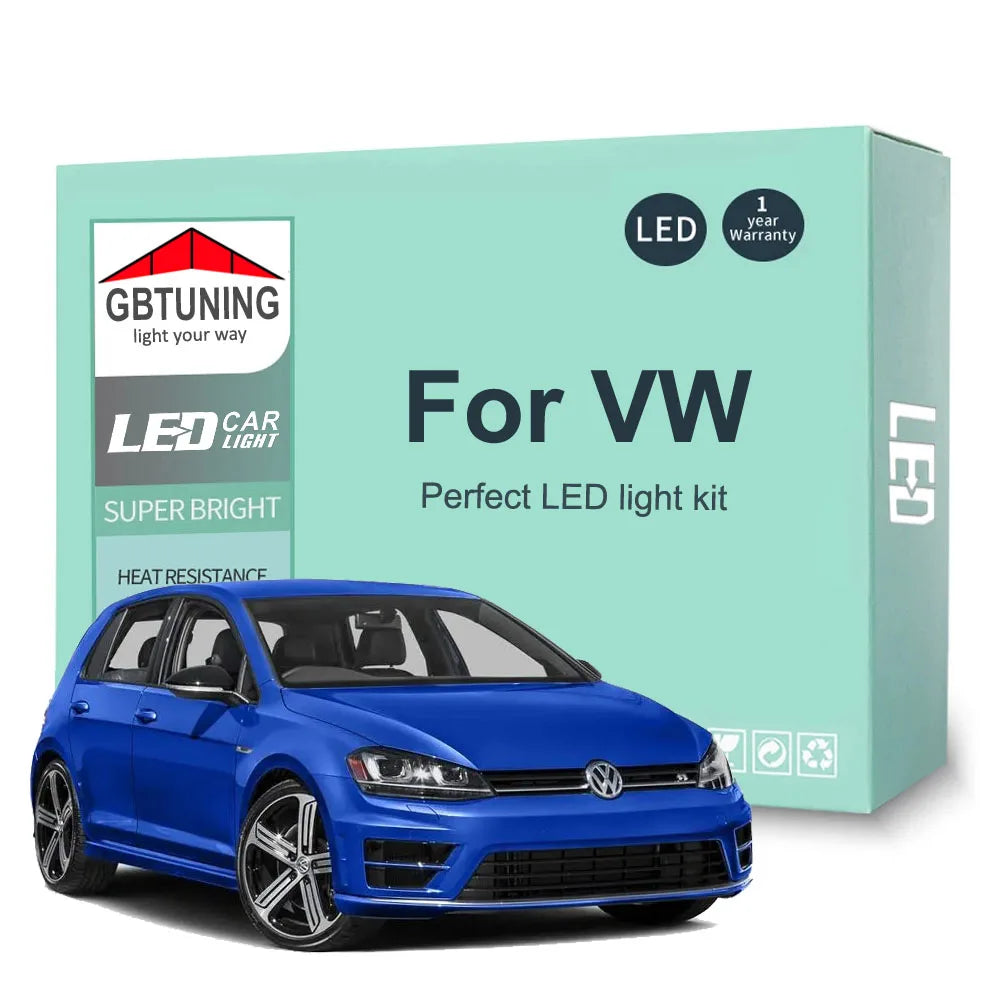 LED Interior Light Kit for VW Volkswagen Golf Jetta 3 4 5 6 7 MK4 MK5 MK6 MK7 Passat B5 B6 B7 B8 CC Polo 6R 6C 9N - C...