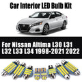 LED Interior Light Kit for Nissan Altima L30 L31 L32 L33 L34 1998- 2020 - Canbus Dome Map Door Trunk Bulbs | AUTOKITSHOP