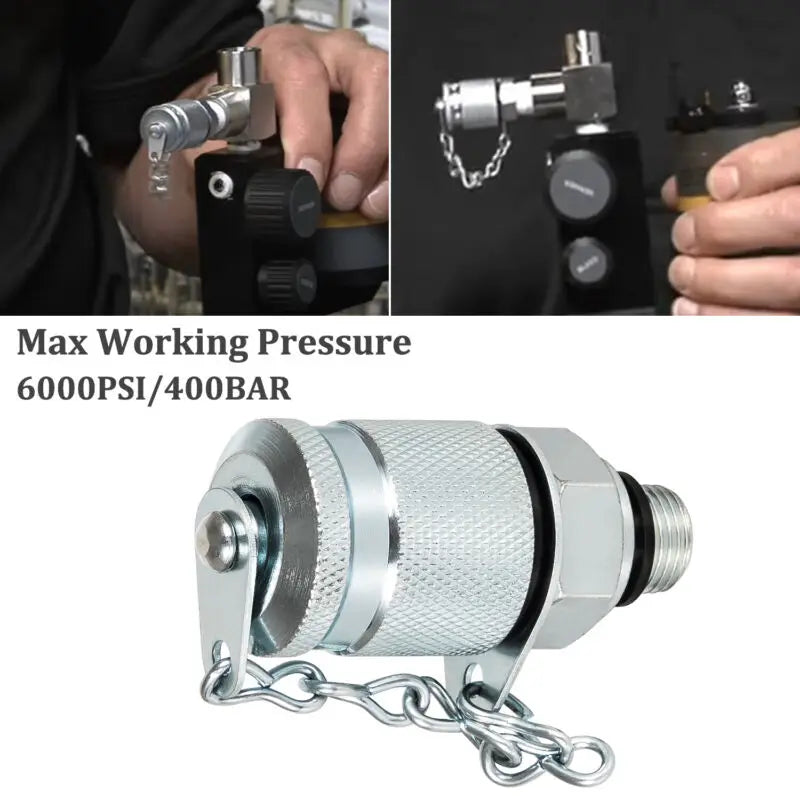 Hydraulic Pressure Test Coupling Kit 6000PSI 400BAR For Caterpillar Case John Deere Cummin