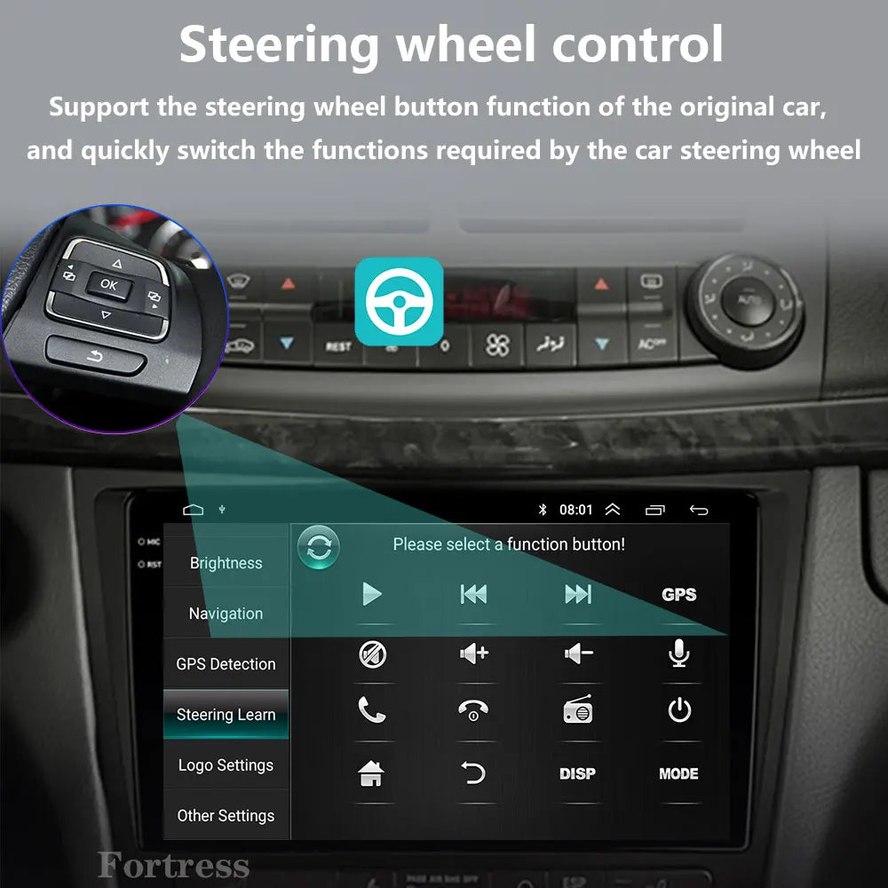 Android 16 Car Radio For Mercedes Benz E-class E Class W211 E200 CLS 2002-2010 Carplay Mul