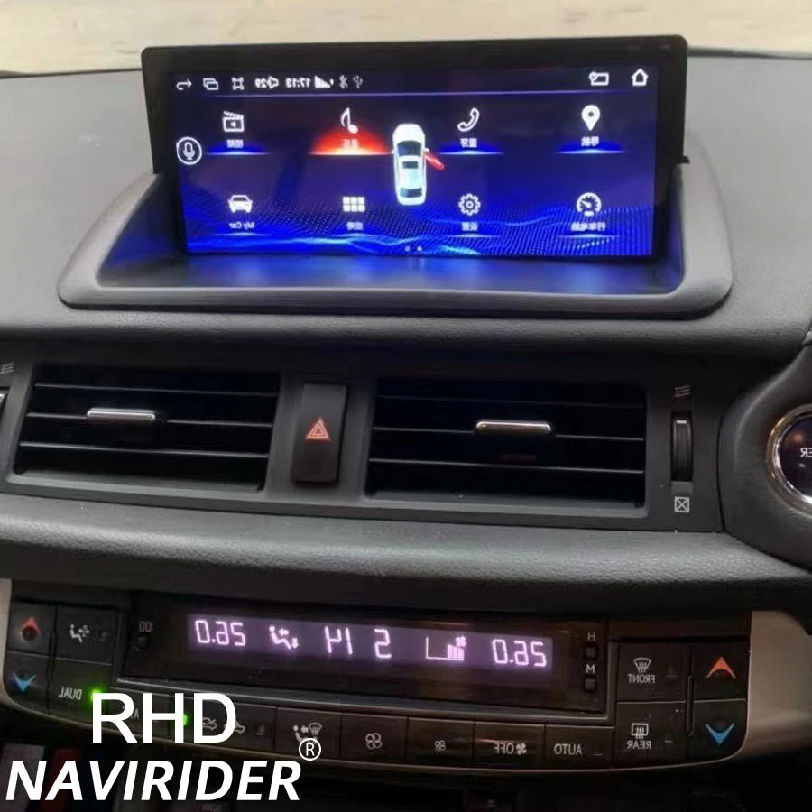 10.25'' Bluetooth Carplay Screen For Lexus CT CT200 CT200h 2011-2019 Navi Multimedia Video