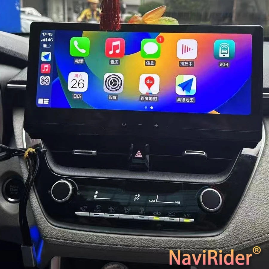 10.25inch Android 15 carplay 1920*720 qled Screen For Toyota Corolla 2020 Navigation DSP 4