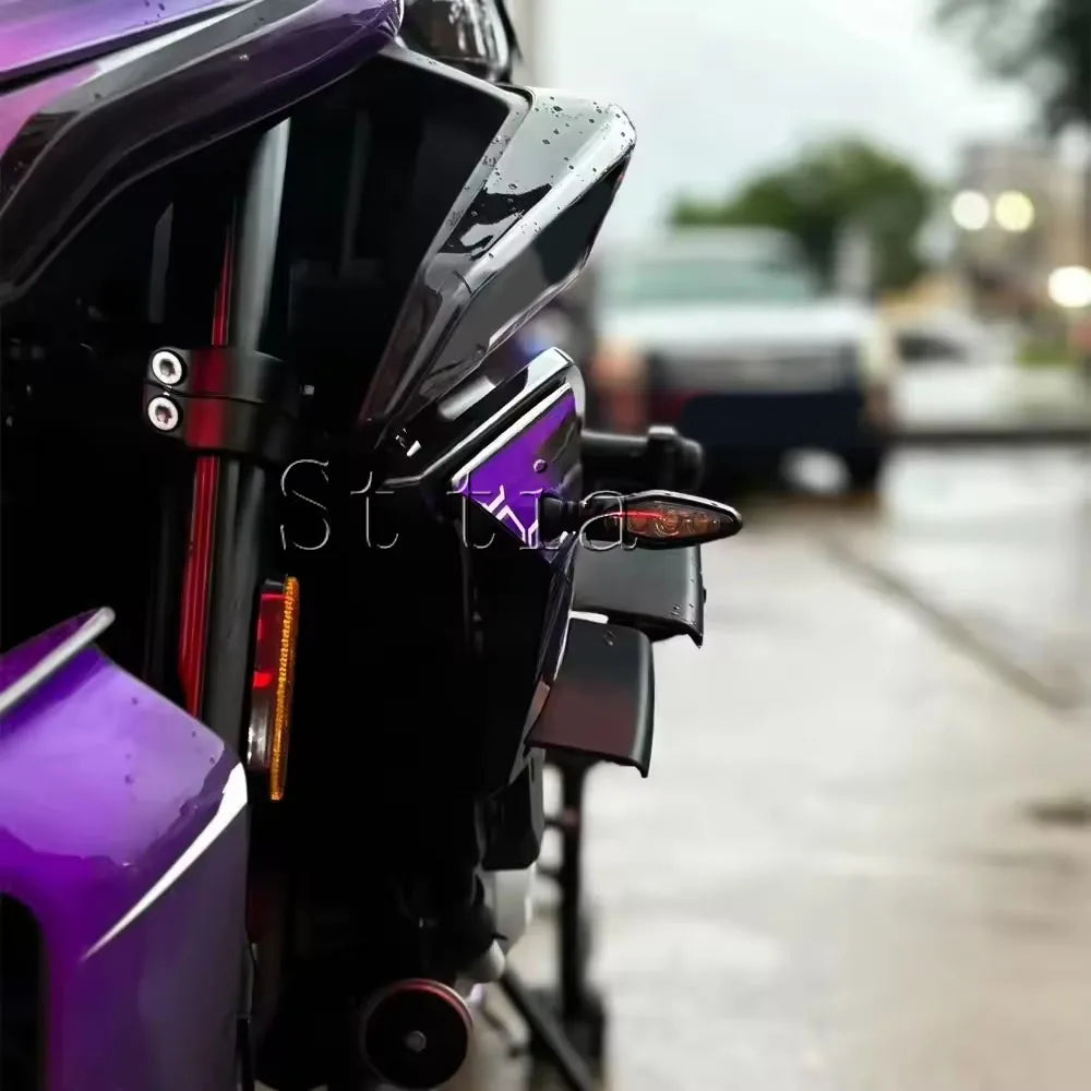 Fit For CFMOTO 675NK Side Wing Side Spoiler Frontal Spoilers For CFMOTO 675 NK 2024 2025 Front S - Automotive LED Light