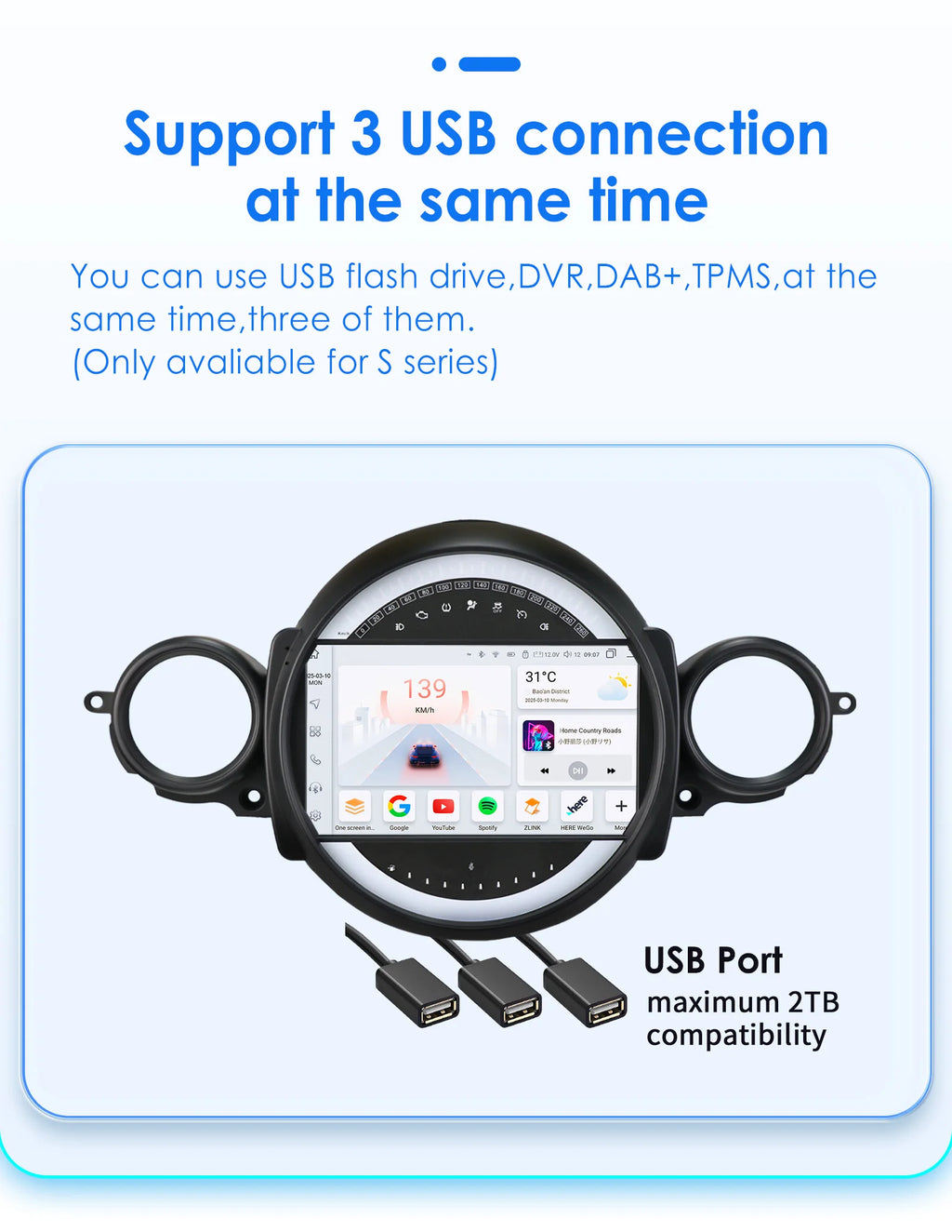 Android Car multimedia Video player for BMW Mini Cooper R56 R60 R51 2006 - 2014 Carplay An