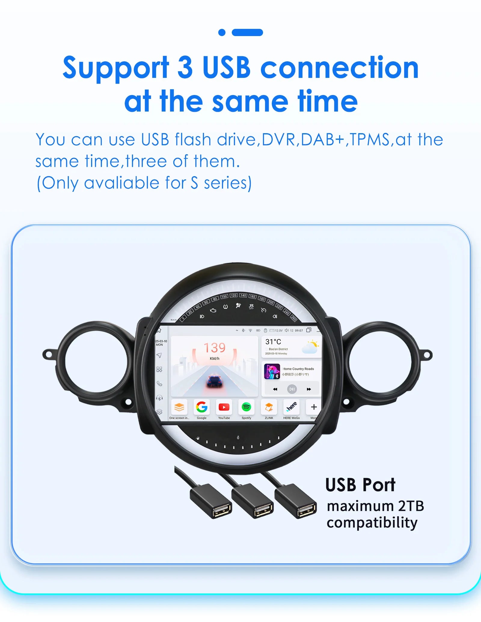 Android Car multimedia Video player for BMW Mini Cooper R56 R60 R51 2006 - 2014 Carplay An
