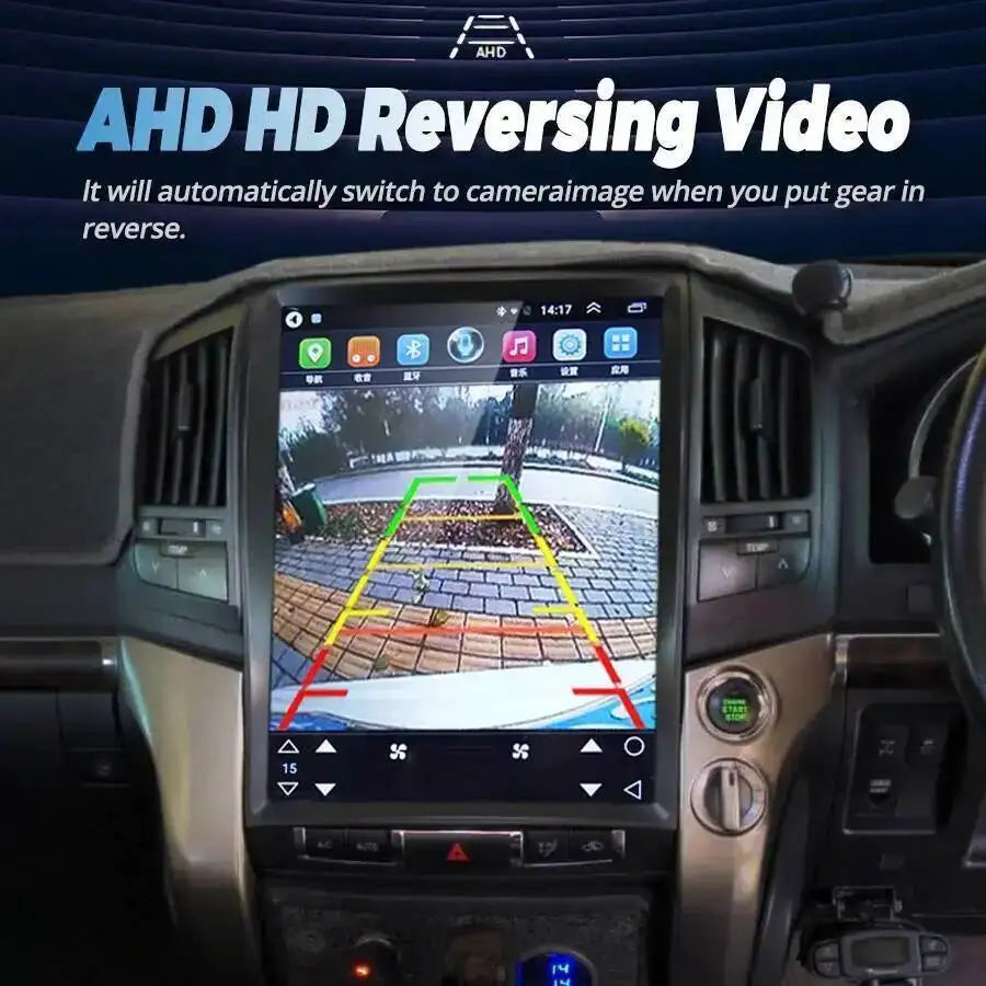 GPS 4G DSP Car RadioFor Toyota Land Cruiser LC200 2008-2015 15.1'' Multimedia Android 15 A