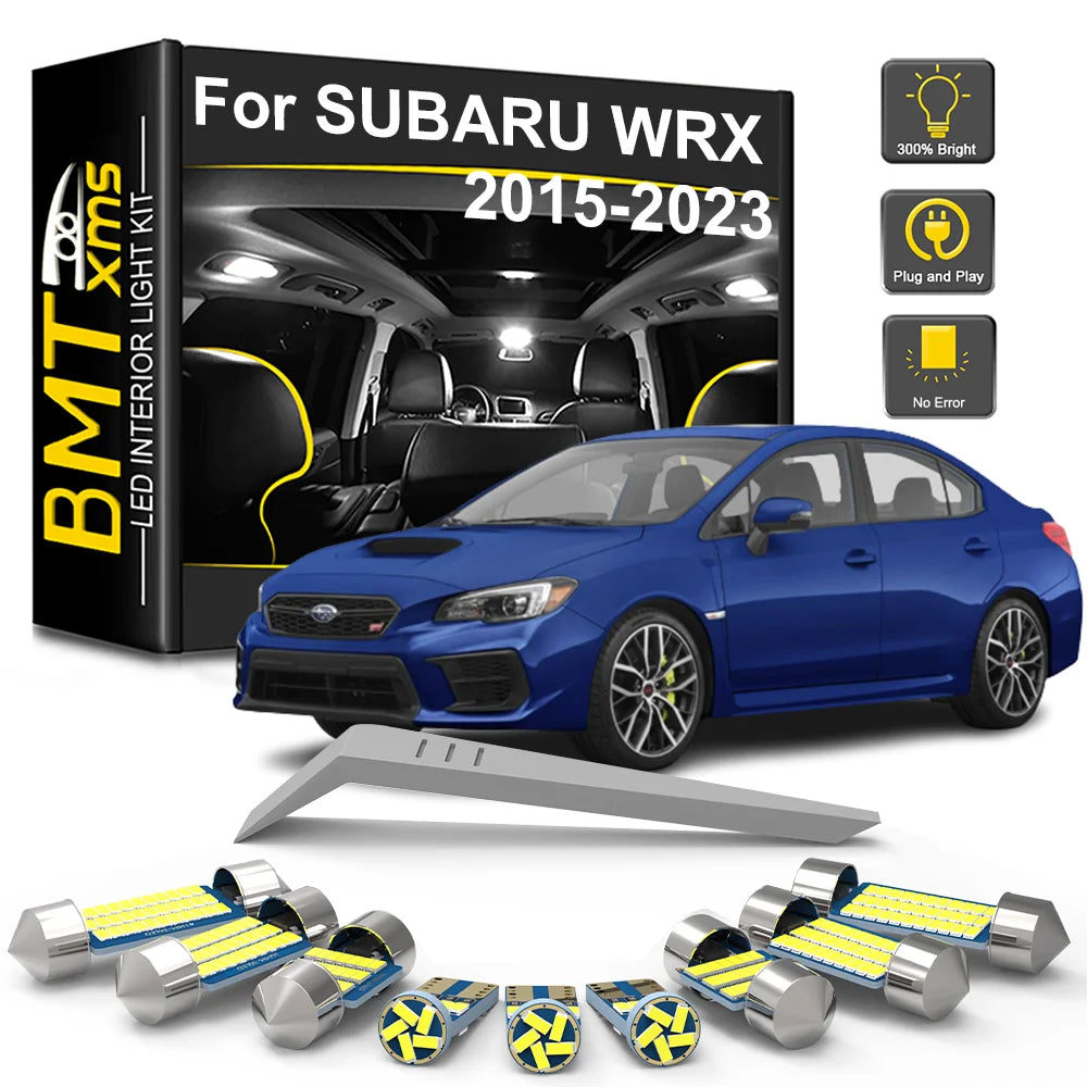 10-Piece LED Interior Light Kit for Subaru WRX - Canbus Error-Free Bulbs | AUTOKITSHOP