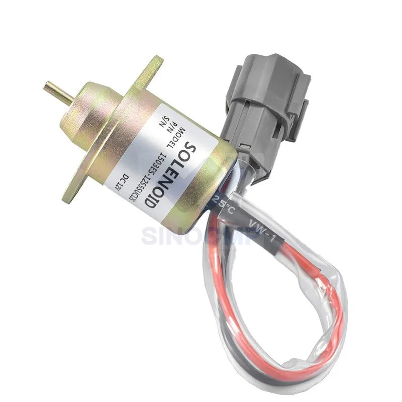 12V Fuel Shut Down Solenoid Valve 1503ES-12S5SUC12S For Yanmar JOHN DEERE KUBOTA Excavator