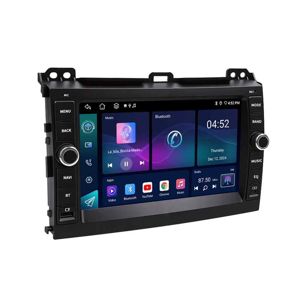 8" Android Car Radio GPS Type-C Wireless CarPlay Auto Android Auto for Toyota Dominance 2002-2009 - Bluetooth Steering C