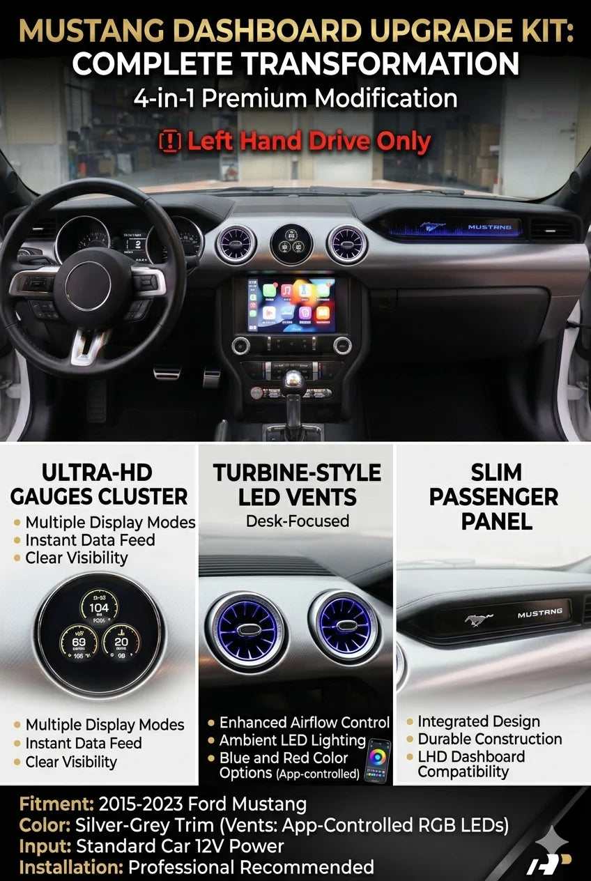 RGB - Ambient Light - for Ford 2014-2024 - Car Interior Lighting