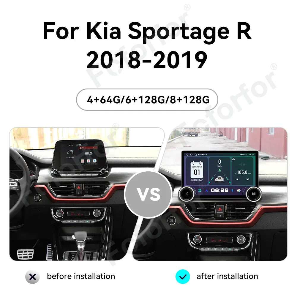 Luxury Premium 11.5 Inch Android 15 HD Touch Screen Wireless CarPlay Android Auto GPS Head