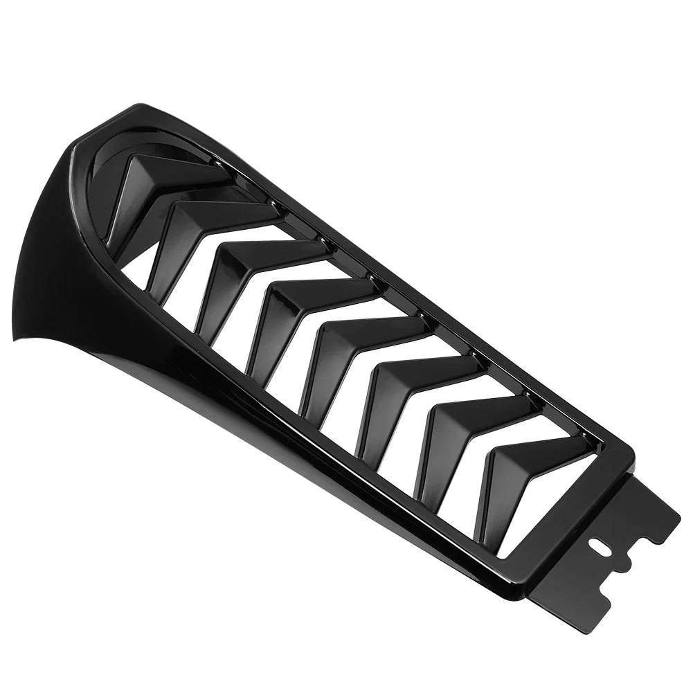 Motorcycle Gloss Black Front Chin Spoiler Lower Radiator Cover For Harley Softail Street Bob Bre - Automotive LED Light