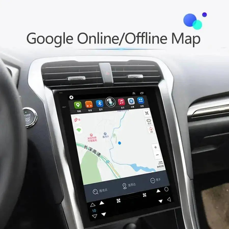 Touch Screen 256GB For Ford Mondeo Fusion MK5 Android 15 Multimedia 2013-2019 GPS Navi Hea