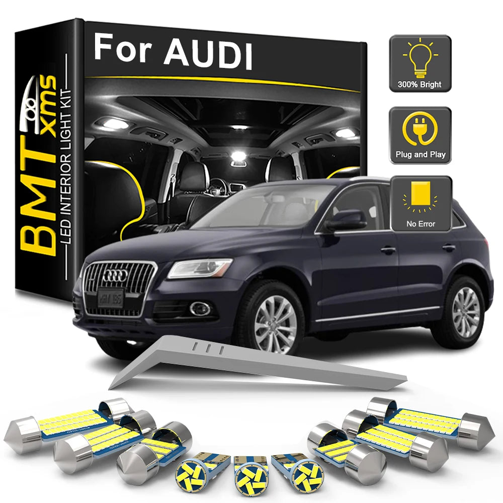 LED Interior Light Kit for Audi A3 8L 8V 8P A4 B5 B6 B7 B8 A5 8TA 8T3 A6 C5 C6 C7 A7 A1 8X Q5 SQ5 Q7 4L Car LED Inter...