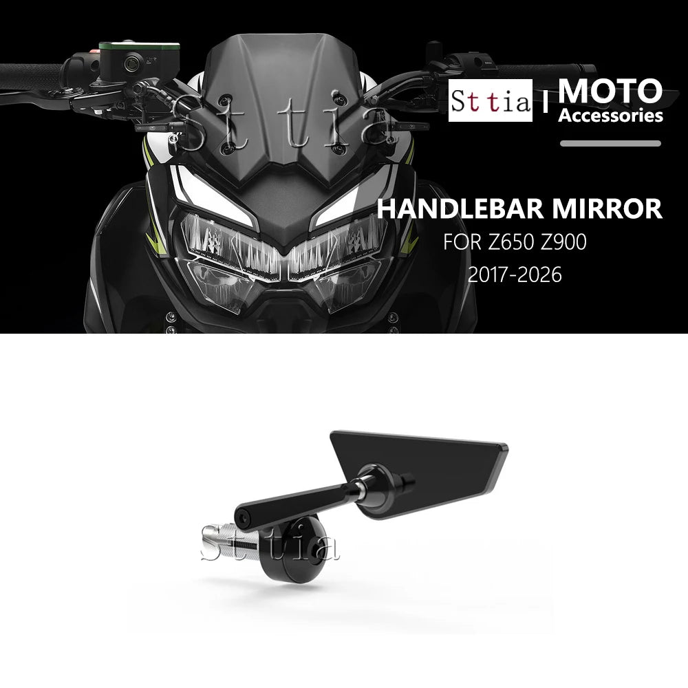 2025 Motorcycle Rearview Mirror Accessories For Kawasaki Z900 z900 Z650 z650 201 for Z650 Z900 2017-2024 - Automotive LE