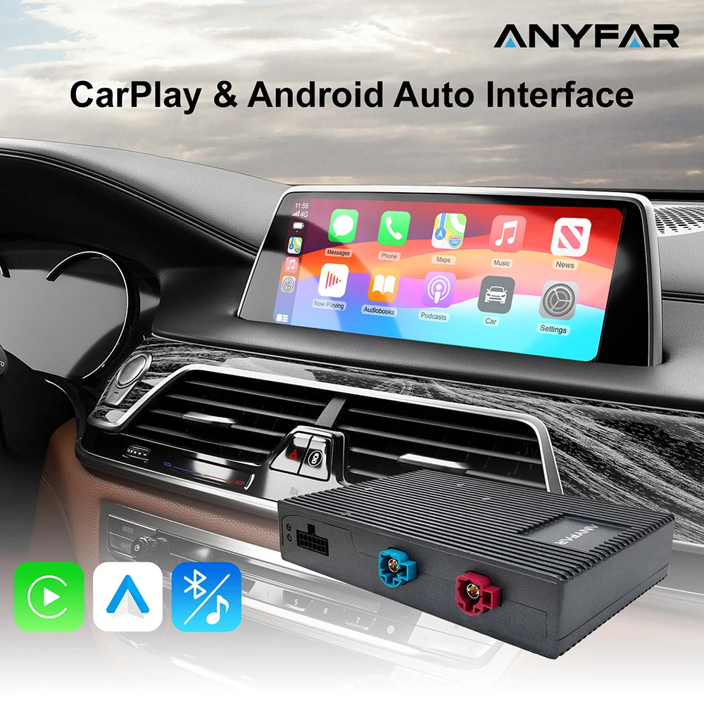 Wireless CarPlay Android Auto For BMW 1 2 3 4 5 6 7 Series F10 F11 F07 F01 F02 F03 F04 EVO | AUTOKITSHOP