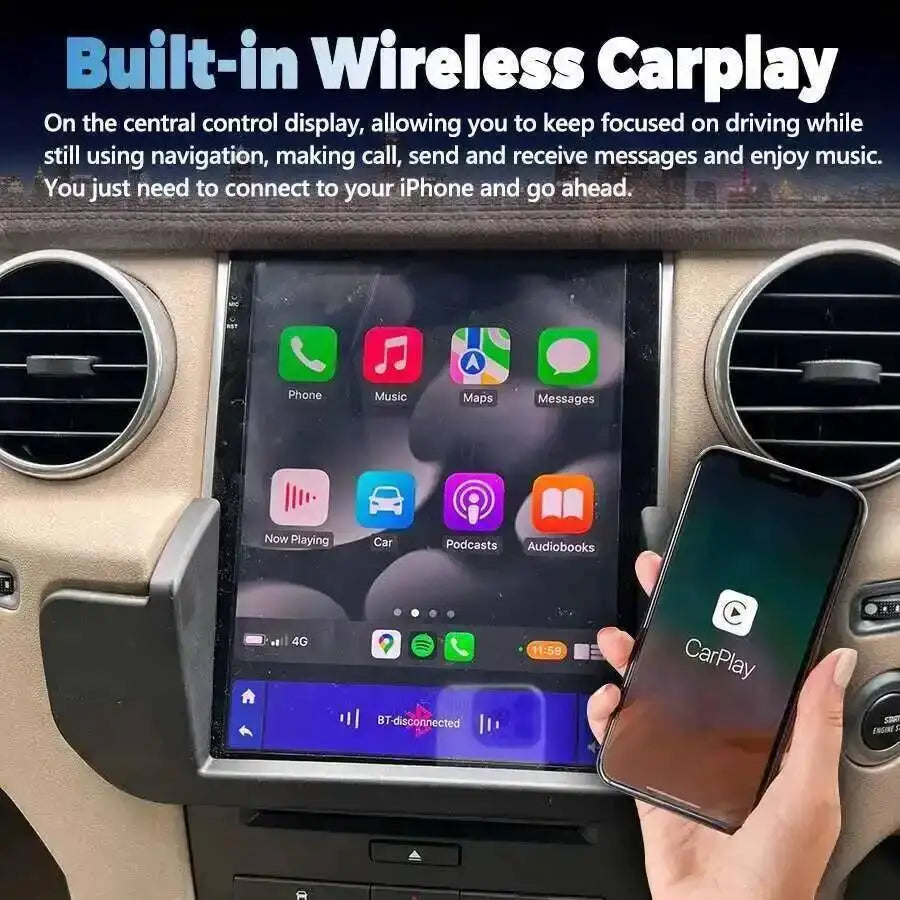 Android 15 Car Radio For Land Rover Discovery 4 LR4 2009-2016 Carplay Multimedia Video Pla | AUTOKITSHOP