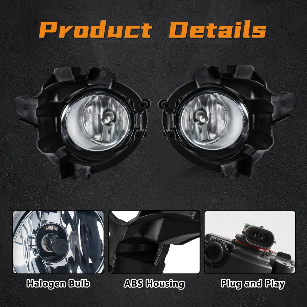 For Toyota Corolla Fielder 2009 2010 2011 Fog Lamps DRL Halogen Front Bumper Daytime Drivi | AUTOKITSHOP