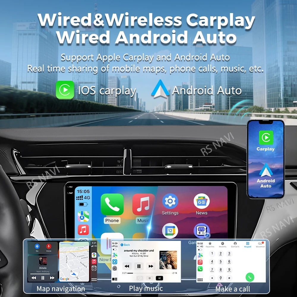 Android 16 For Opel Corsa F 2019 - 2023 2K QLED Android Car Radio Multimedia Video Player