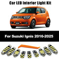 ZITWO 7Pcs LED Bulb Interior Dome Map License Plate Light Kit For Suzuki Ignis 2016 2017 2018 20 - Canbus LED Car Light