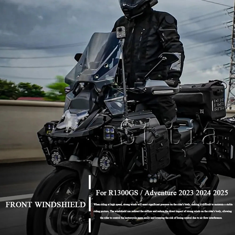 Motorcycle Accessories Wind Deflector Screen Fairing Expanded Windscreen Windshield For BMW R130 - Automotive LED Light