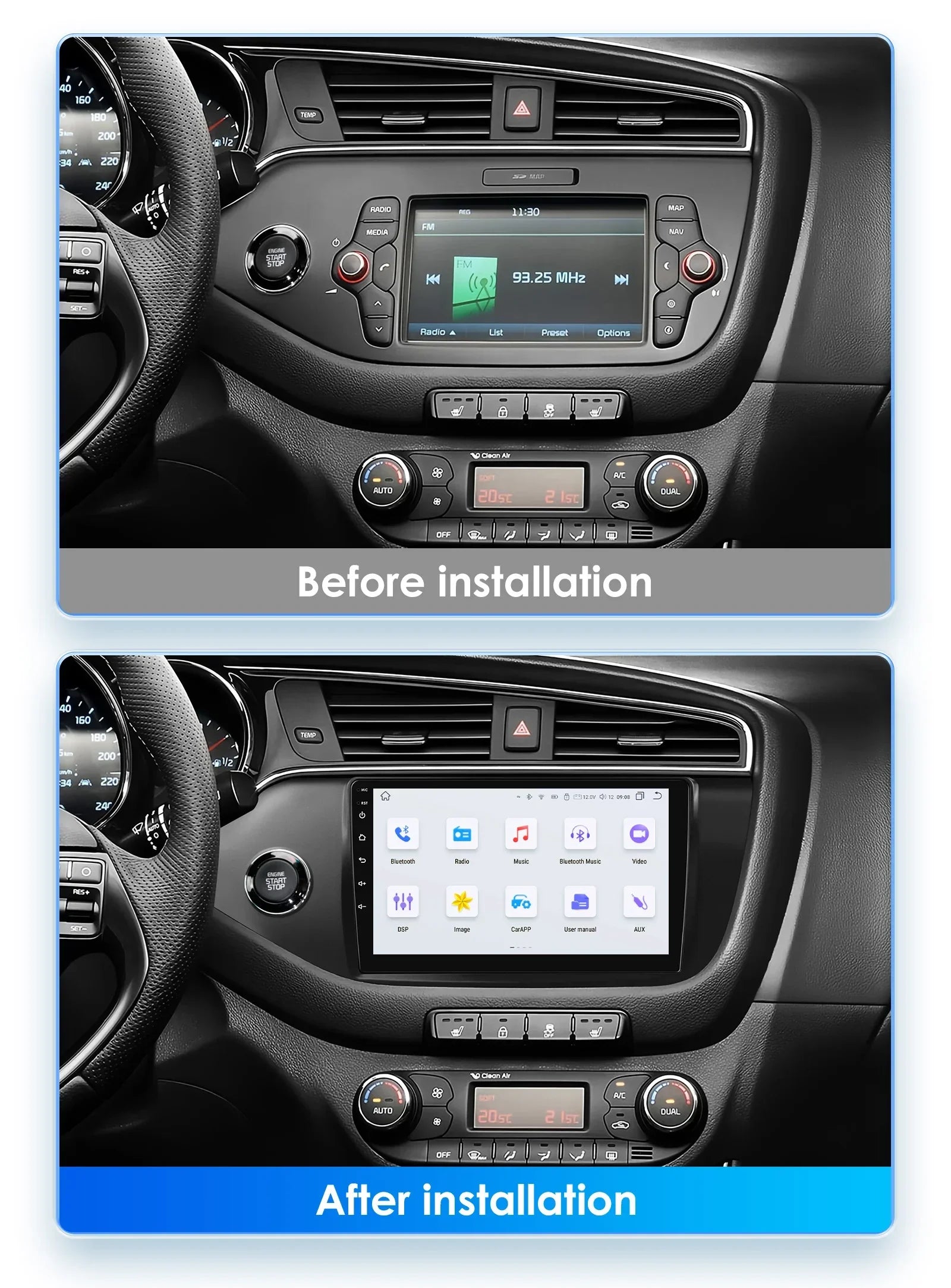 8G 128G Android 13 Car Radio For KIA CEED JD Cee'd 2012-2018 Car Multimedia GPS Wireless C