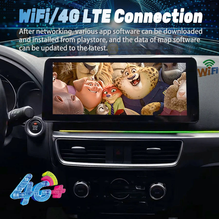 12.3" Android 13 Car Multimedia Vedio Player For Mazda CX5 CX-5 2012-2015 Car Autoradio Gp | AUTOKITSHOP