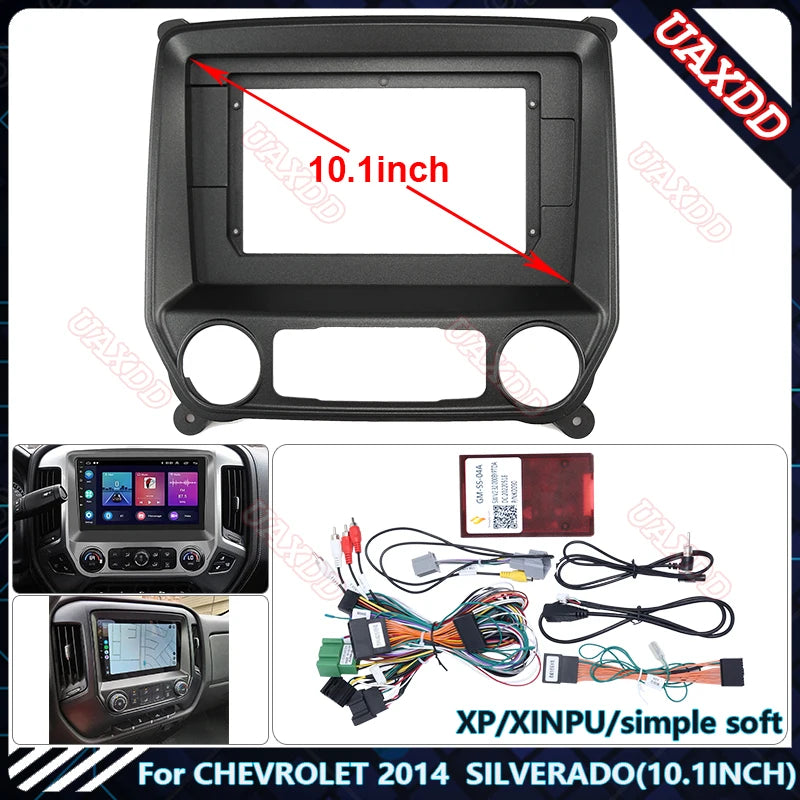 For CHEVROLET 2014 SILVERADO 10.1INCH Car DVD Radio Android Host Speaker Decoder MP3 MP5 F