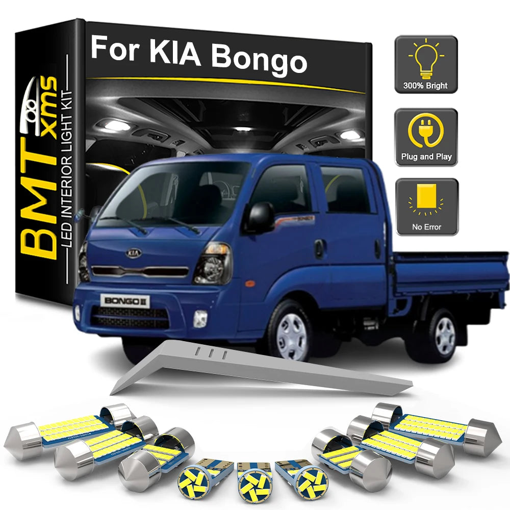 9-Piece LED Interior Light Kit for KIA Bongo EV 3 - Canbus Error-Free Bulbs | AUTOKITSHOP