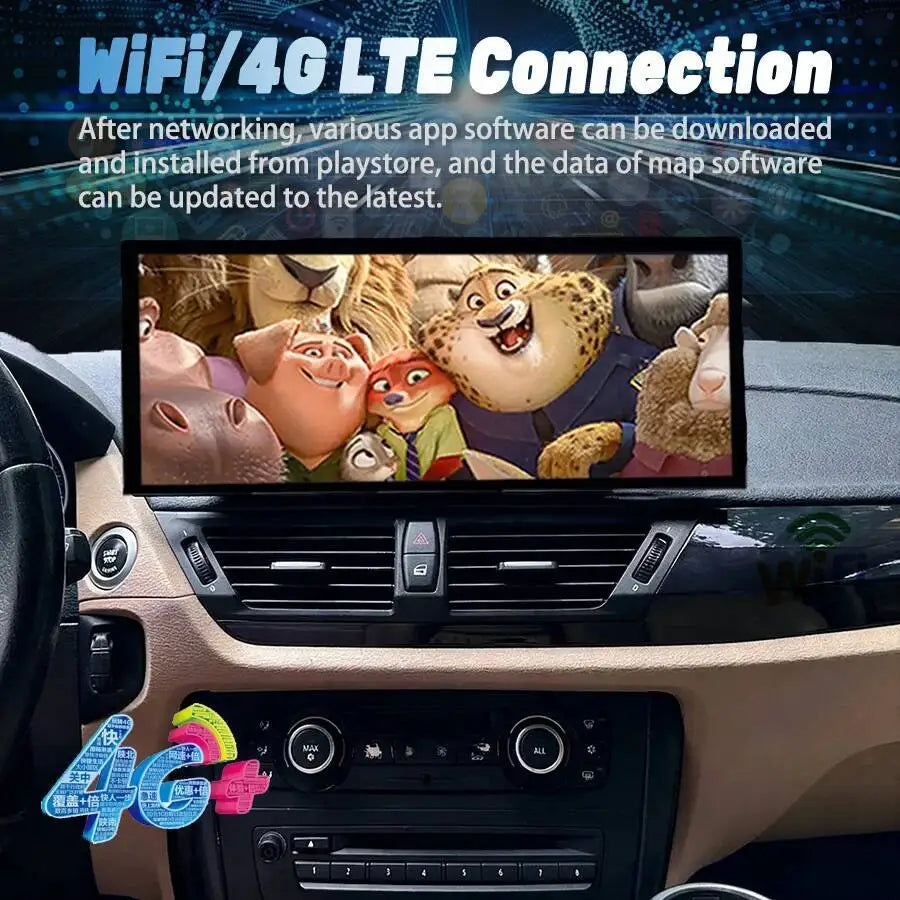 Navigation Multimedia Video Player 15.8 Inch Car Stereo Radio For BMW X1 E84 2009-2015 Car