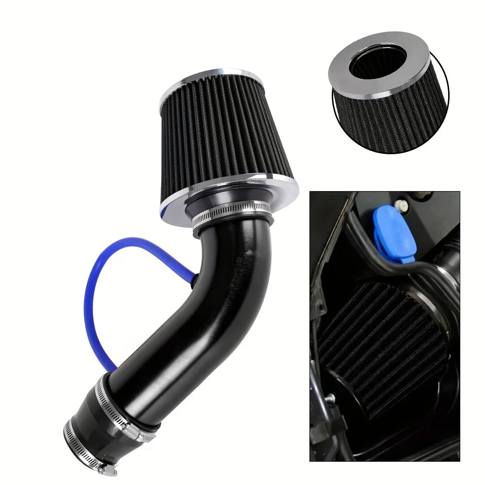 Universal Car Refitted 76mm Mushroom Head Air Filter Intake Pipe Filter High Flow High Cold Cone - Automotive LED Light