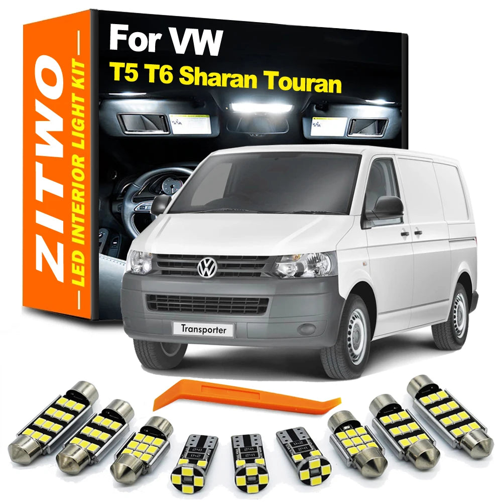 Canbus Car LED Interior Dome Map Reading Light Bulb Kit For VW Volkswagen Transp for VW T6 T5 - Canbus LED Car Light