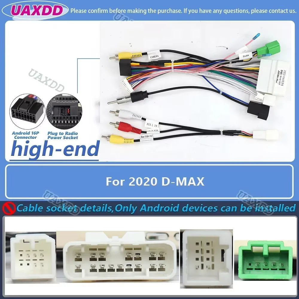 For Isuzu qingling d-max d max dmax mu-7 Chevrolet oloradoradio adapter Car Android radio