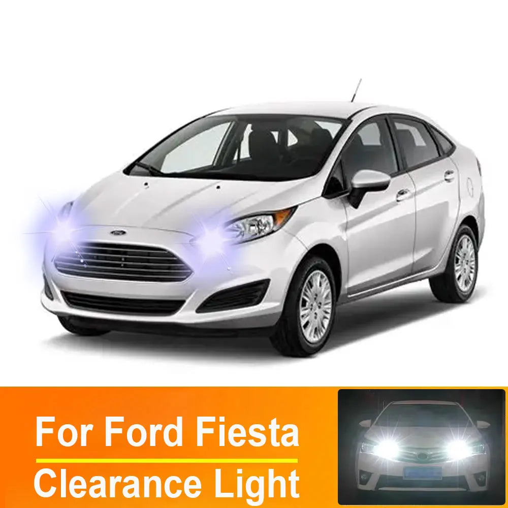2-Piece LED Interior Light Kit for Ford Fiesta 1989- 2009 - Canbus Dome Map Door Trunk Bulbs | AUTOKITSHOP