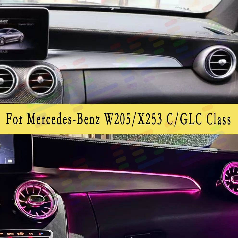 W205/X253 for Mercedes-Benz Upgraded luxury modification co-pilot neon light,co-driver LED | AUTOKITSHOP