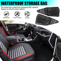Heavy Duty Black Front Side Door Storage Knee Pad Bag for UTV Polaris RZR XP 1000 900 S Left & R - Automotive LED Light